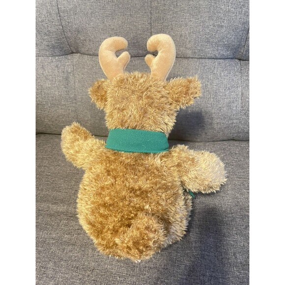 Vintage GUND Muldoon 4780 Brown Deer  Plush Stuffed Toy 20” Green Scarf RARE - Picture 4 of 7